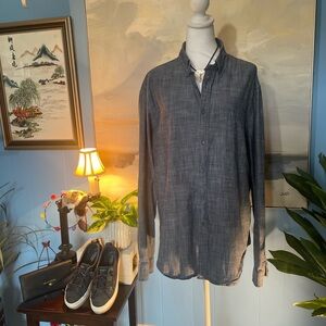 Merona Dark Gray Casual Shirt